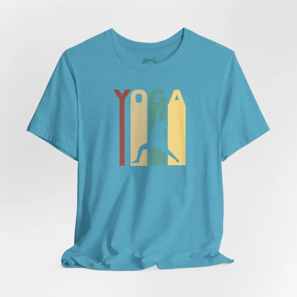 Retro Yoga Tee, Retro Yoga Graphic T-Shirt - T-Shirt