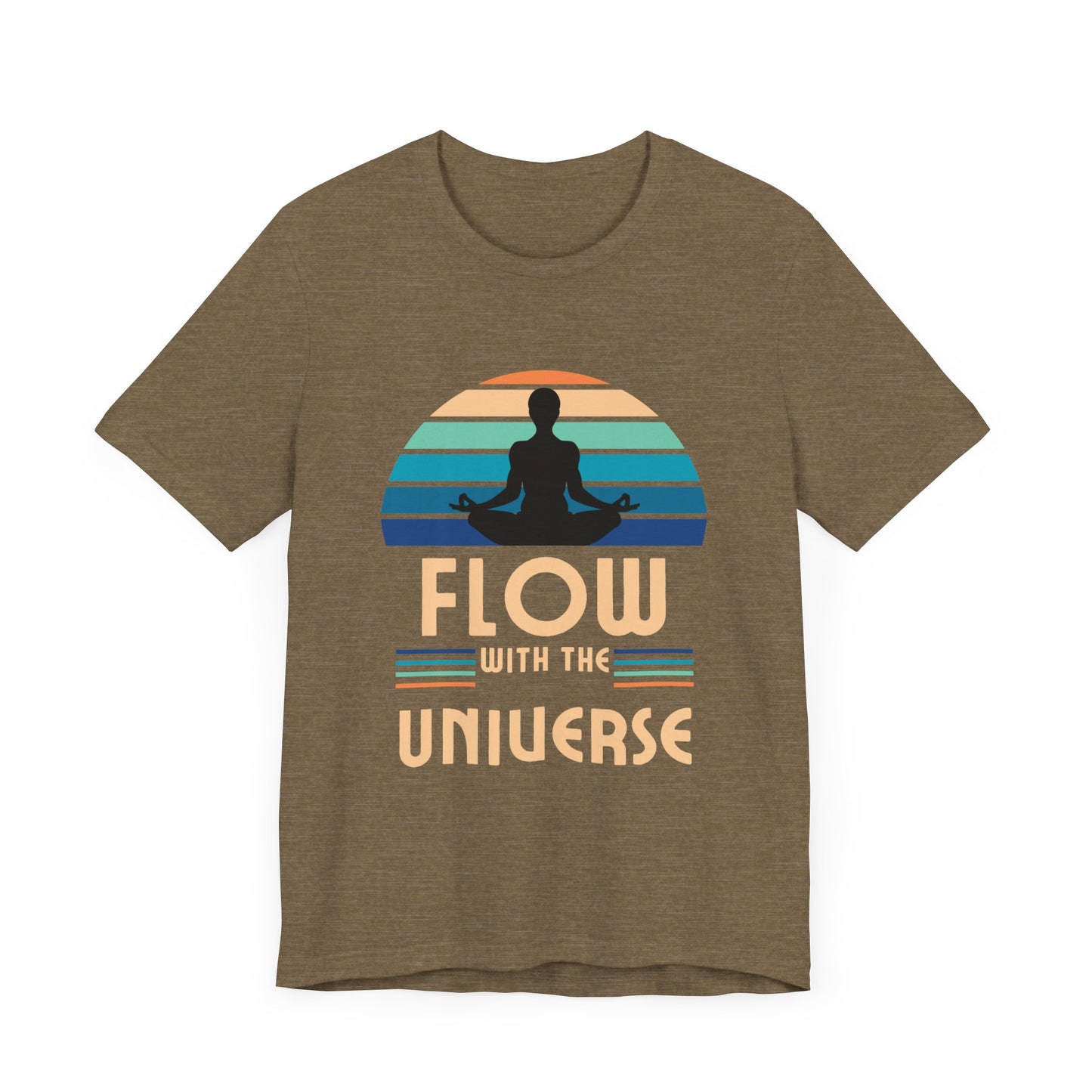 Flow with the Universe Unisex Jersey Short Sleeve Yoga Tee