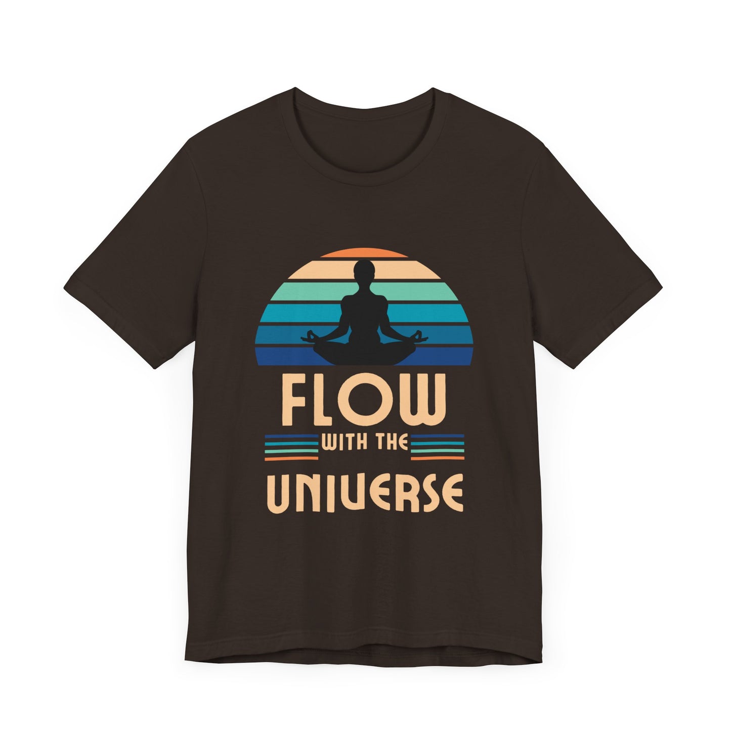 Flow with the Universe Unisex Jersey Short Sleeve Yoga Tee