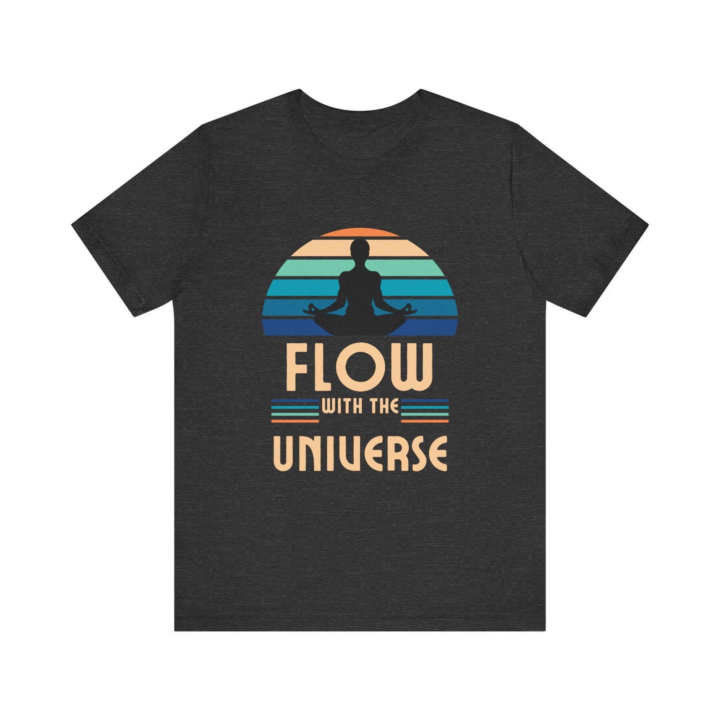 Flow with the Universe Unisex Jersey Short Sleeve Yoga Tee