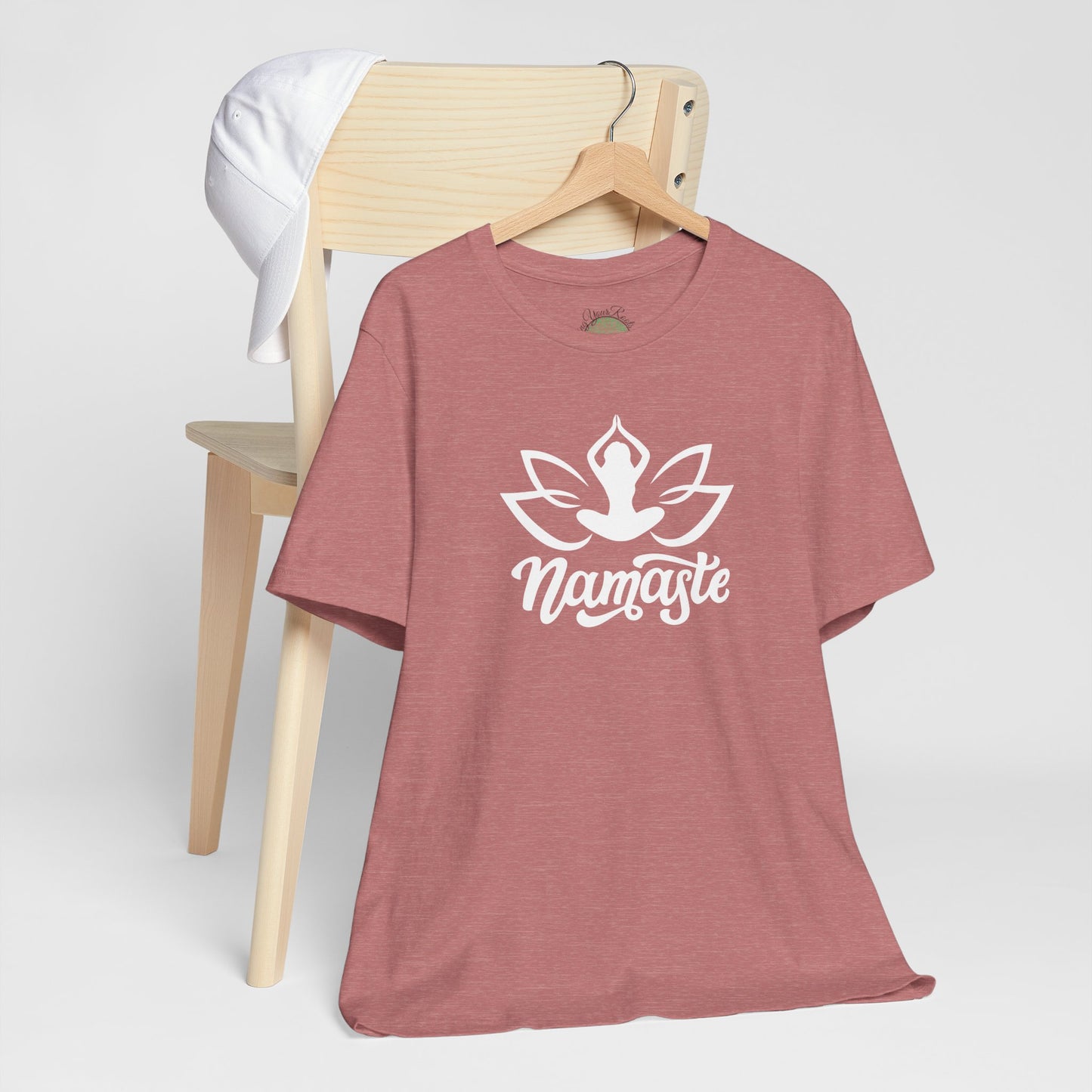 Namaste Lotus T-Shirt — Yoga-Inspired Lotus Tee