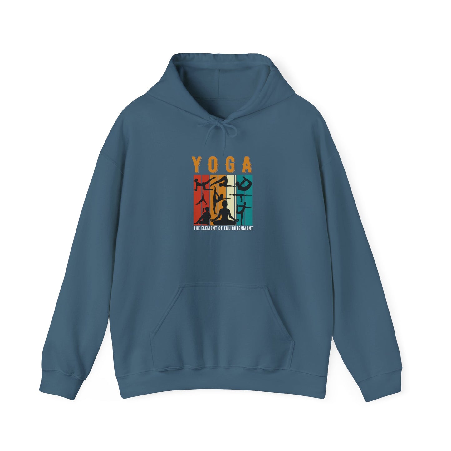Yoga Vintage Sunset Hoodie — The Element of Enlightenment