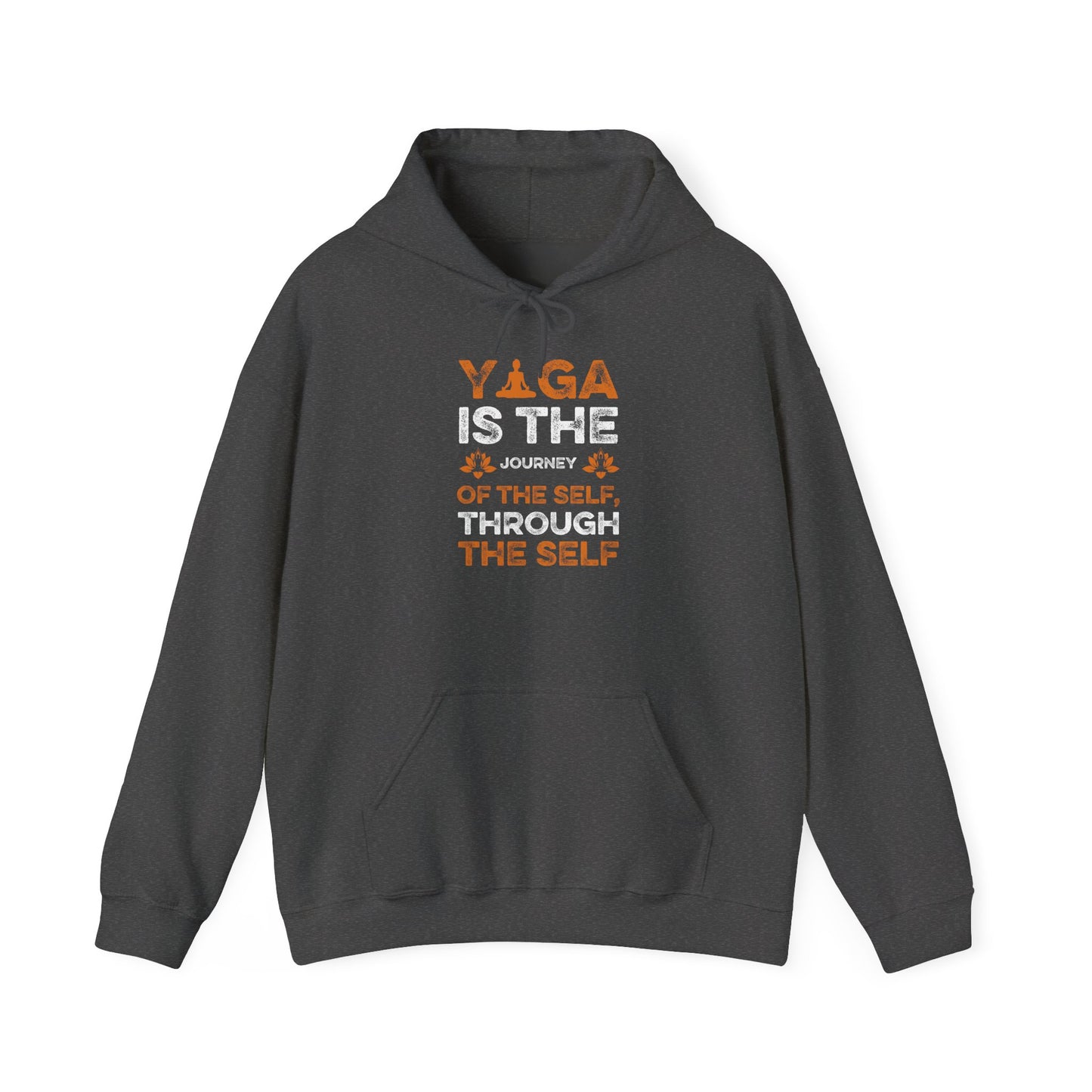 Yoga Is The Journey Hoodie – Spiritual Self-Discovery Sweatshirt
