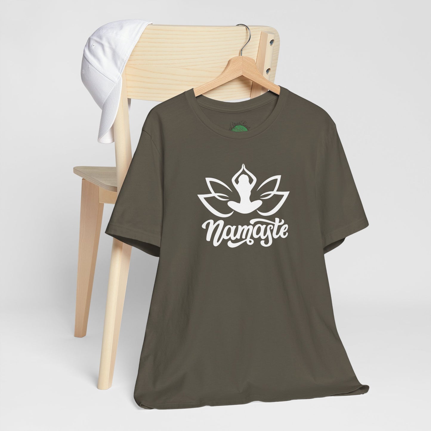 Namaste Lotus T-Shirt — Yoga-Inspired Lotus Tee