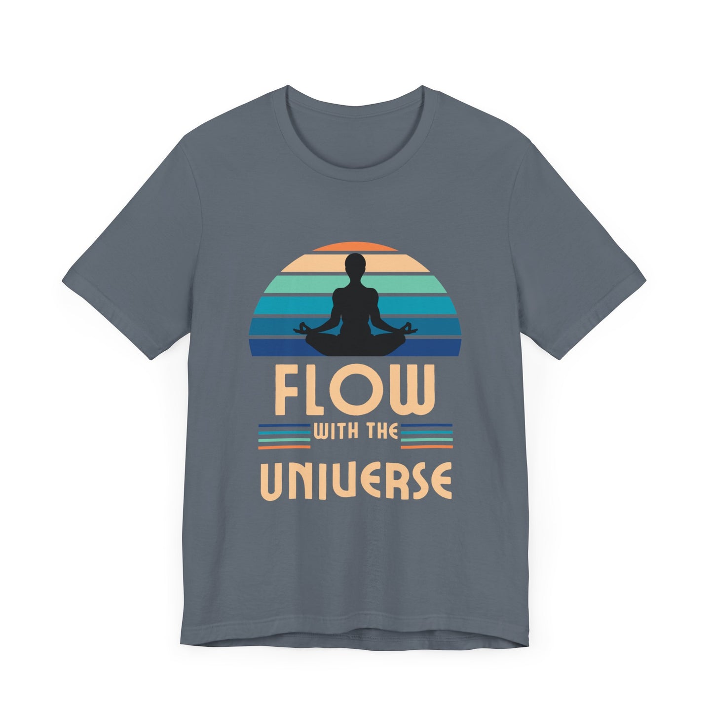 Flow with the Universe Unisex Jersey Short Sleeve Yoga Tee