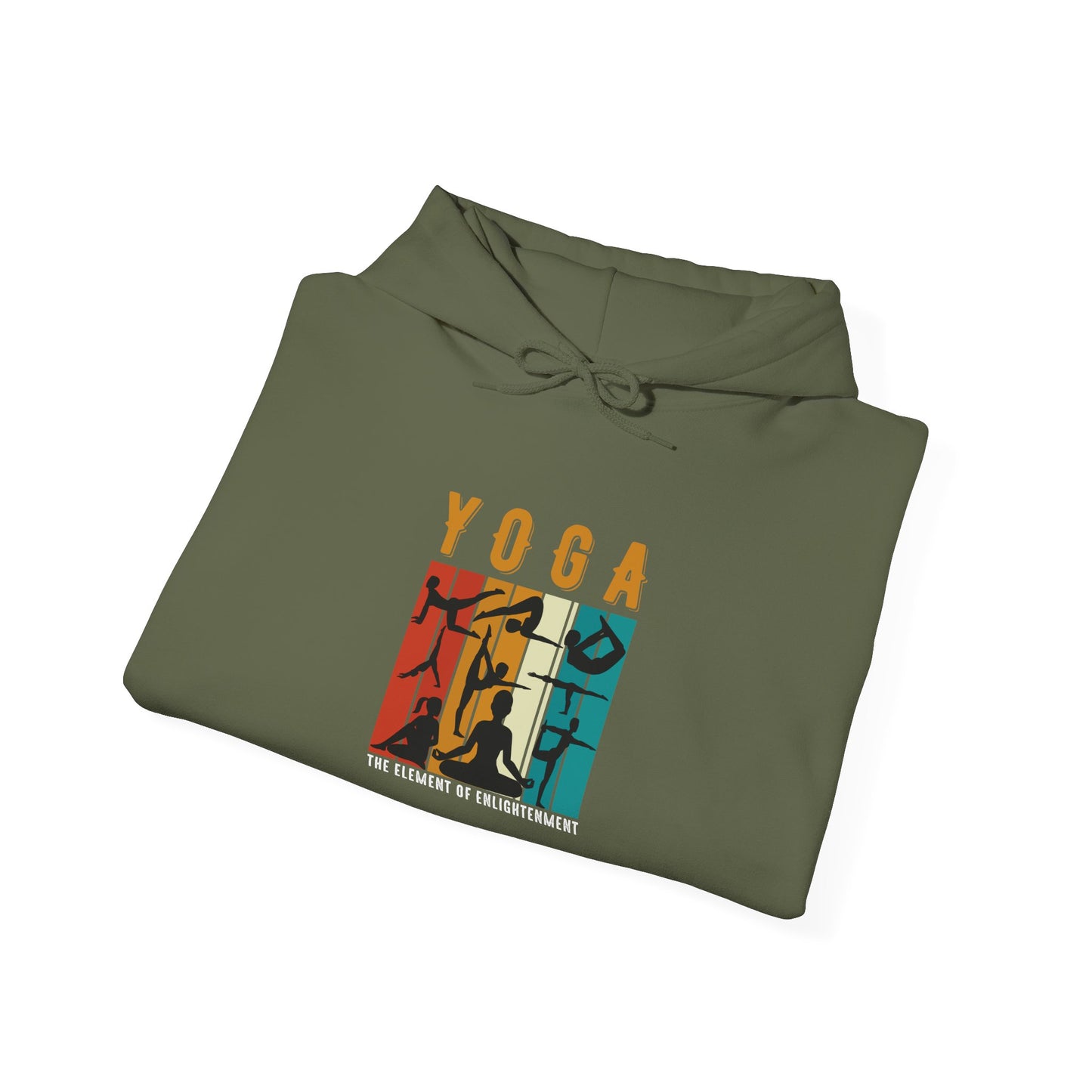 Yoga Vintage Sunset Hoodie — The Element of Enlightenment