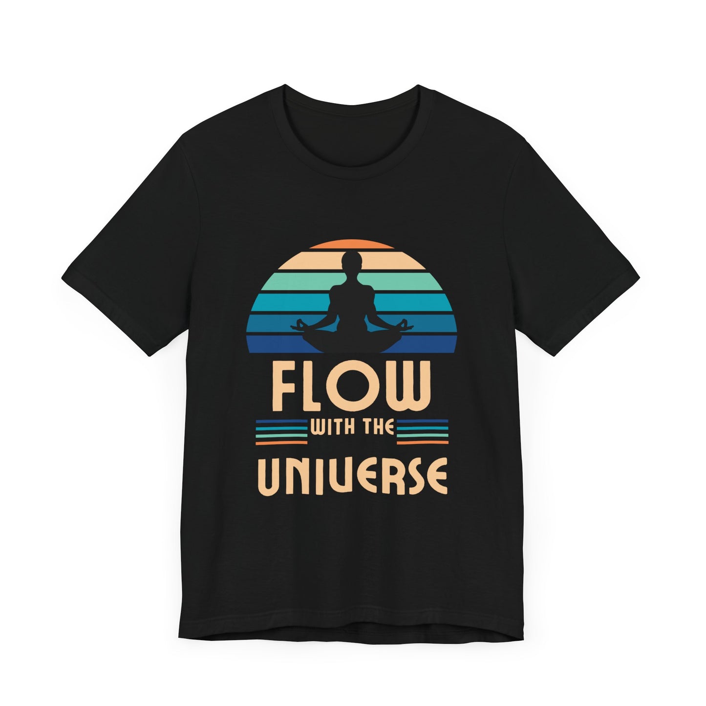 Flow with the Universe Unisex Jersey Short Sleeve Yoga Tee