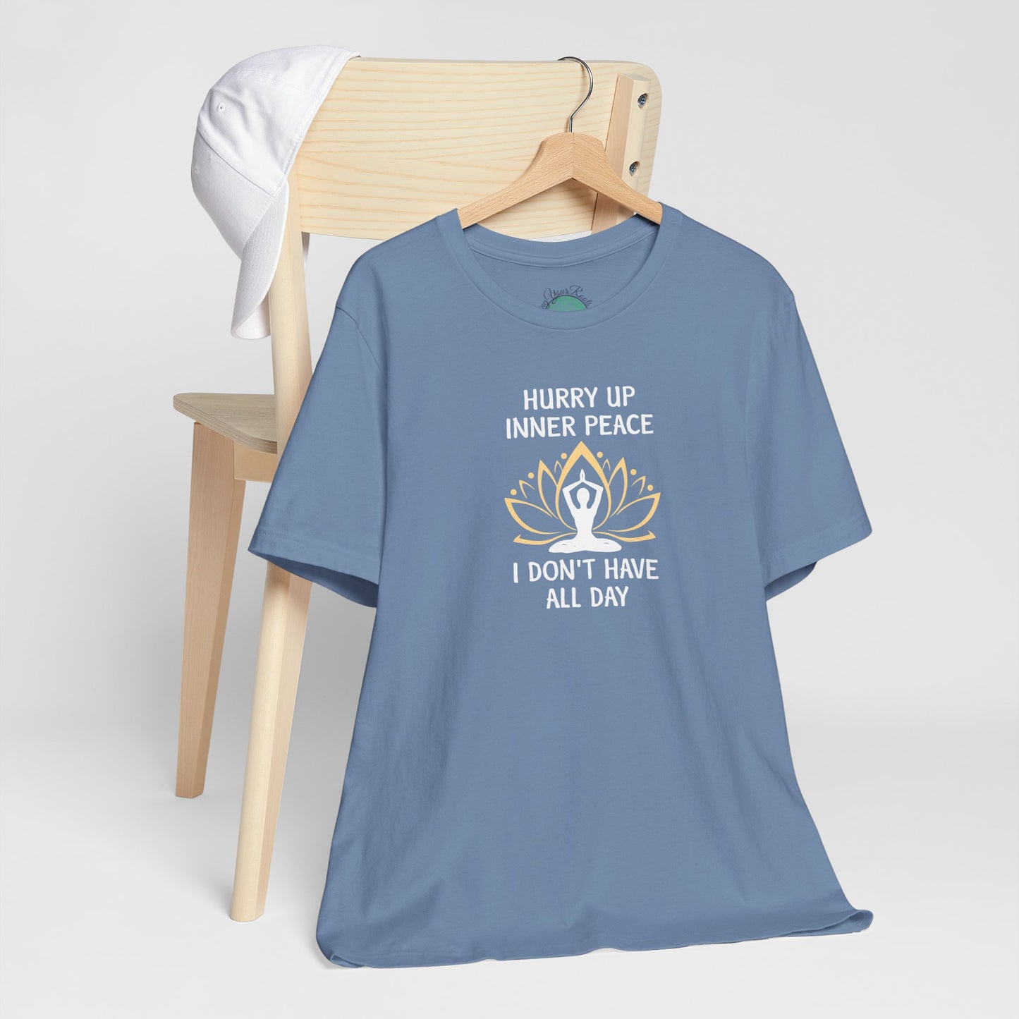 Hurry Up Inner Peace T-Shirt, Calm Humor Graphic Tee