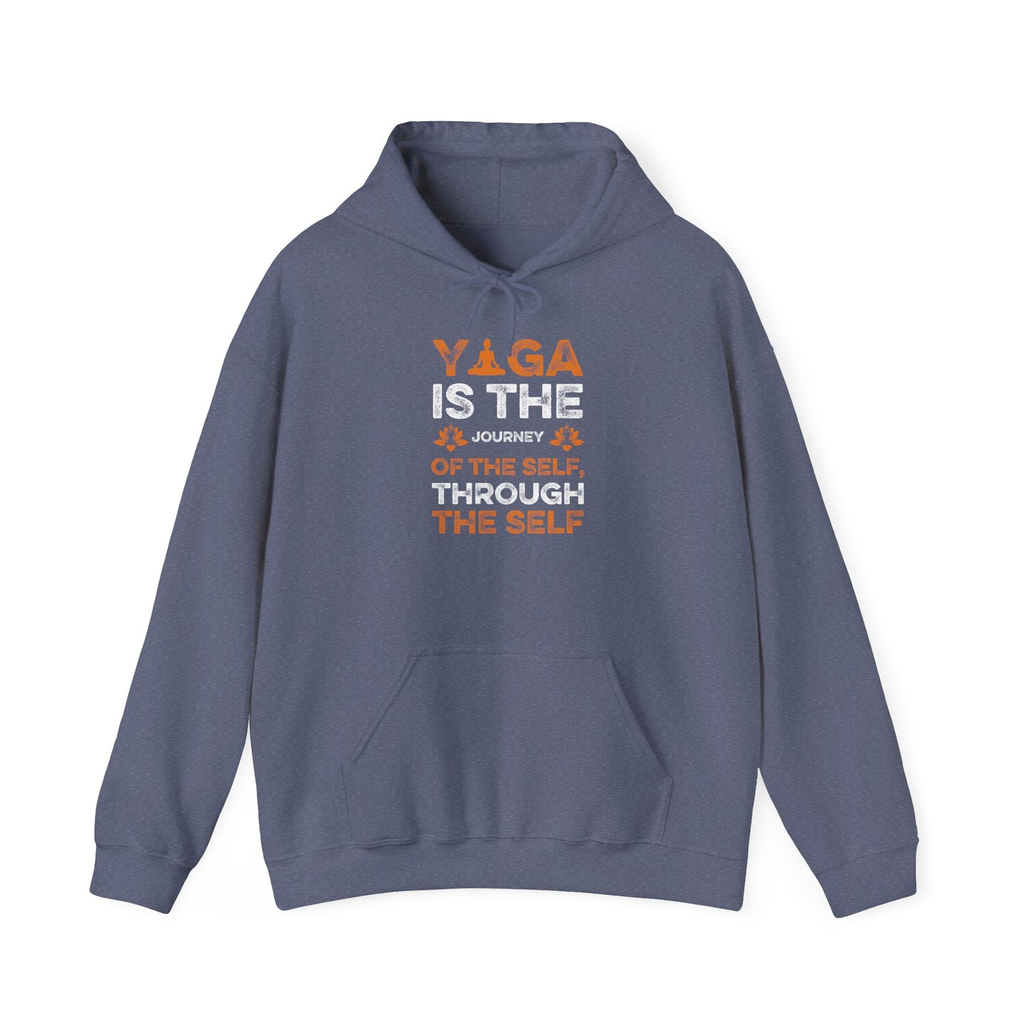 Yoga Is The Journey Hoodie – Spiritual Self-Discovery Sweatshirt
