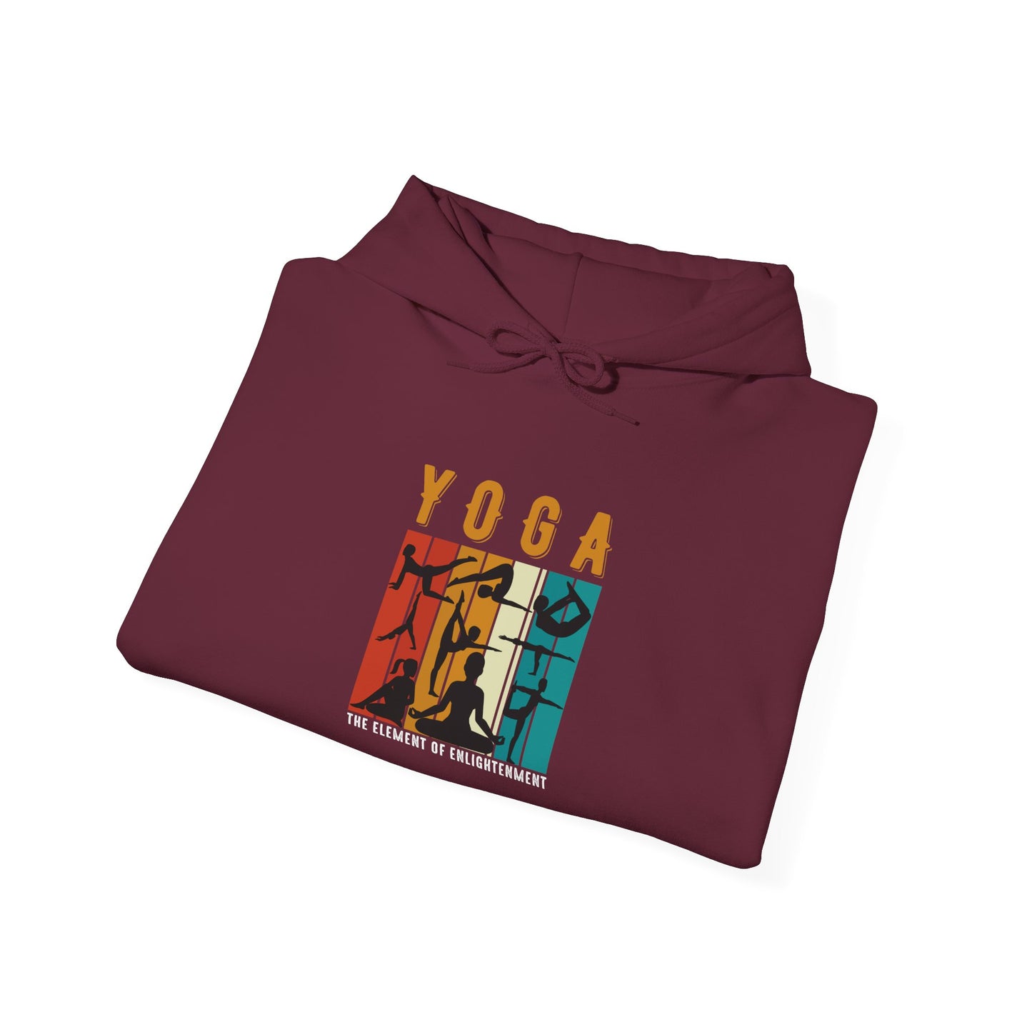 Yoga Vintage Sunset Hoodie — The Element of Enlightenment