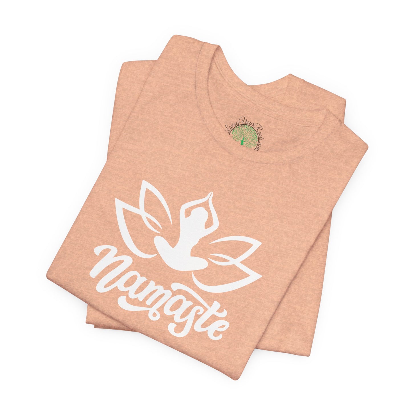 Namaste Lotus T-Shirt — Yoga-Inspired Lotus Tee