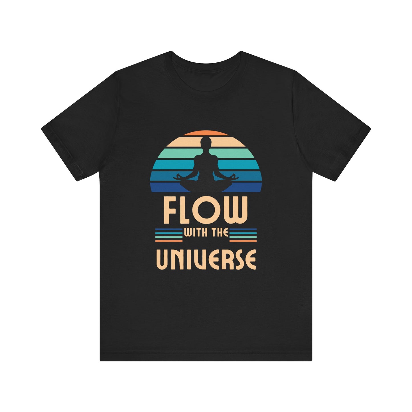 Flow with the Universe Unisex Jersey Short Sleeve Yoga Tee