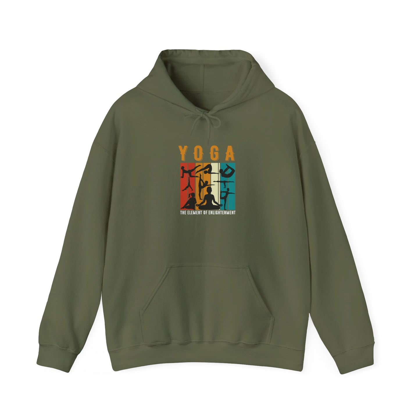 Yoga Vintage Sunset Hoodie — The Element of Enlightenment