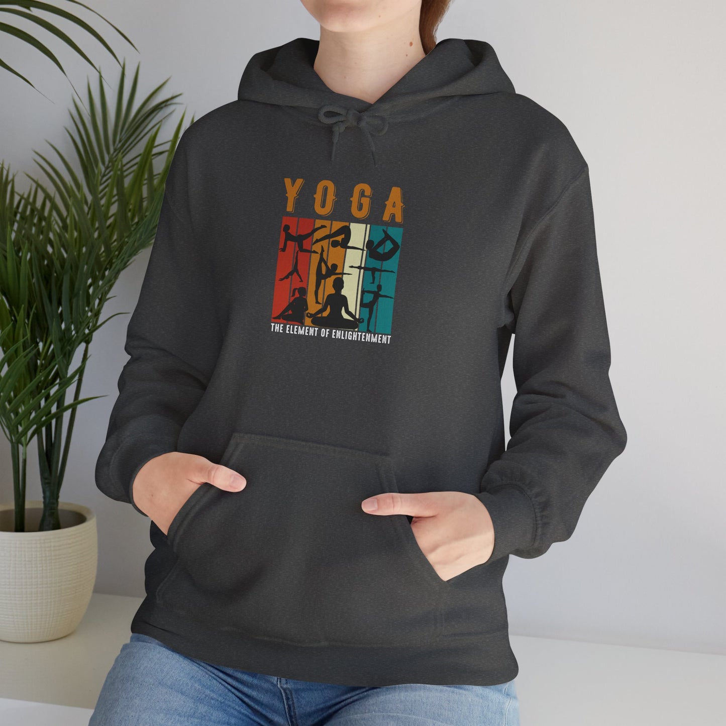 Yoga Vintage Sunset Hoodie — The Element of Enlightenment