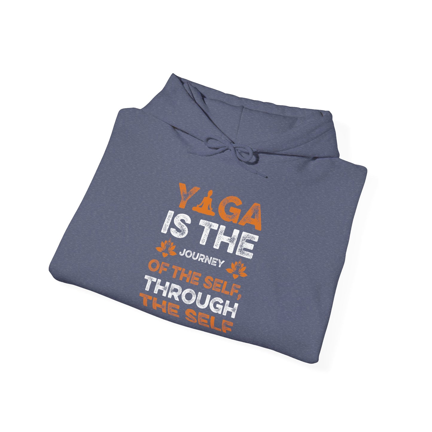 Yoga Is The Journey Hoodie – Spiritual Self-Discovery Sweatshirt