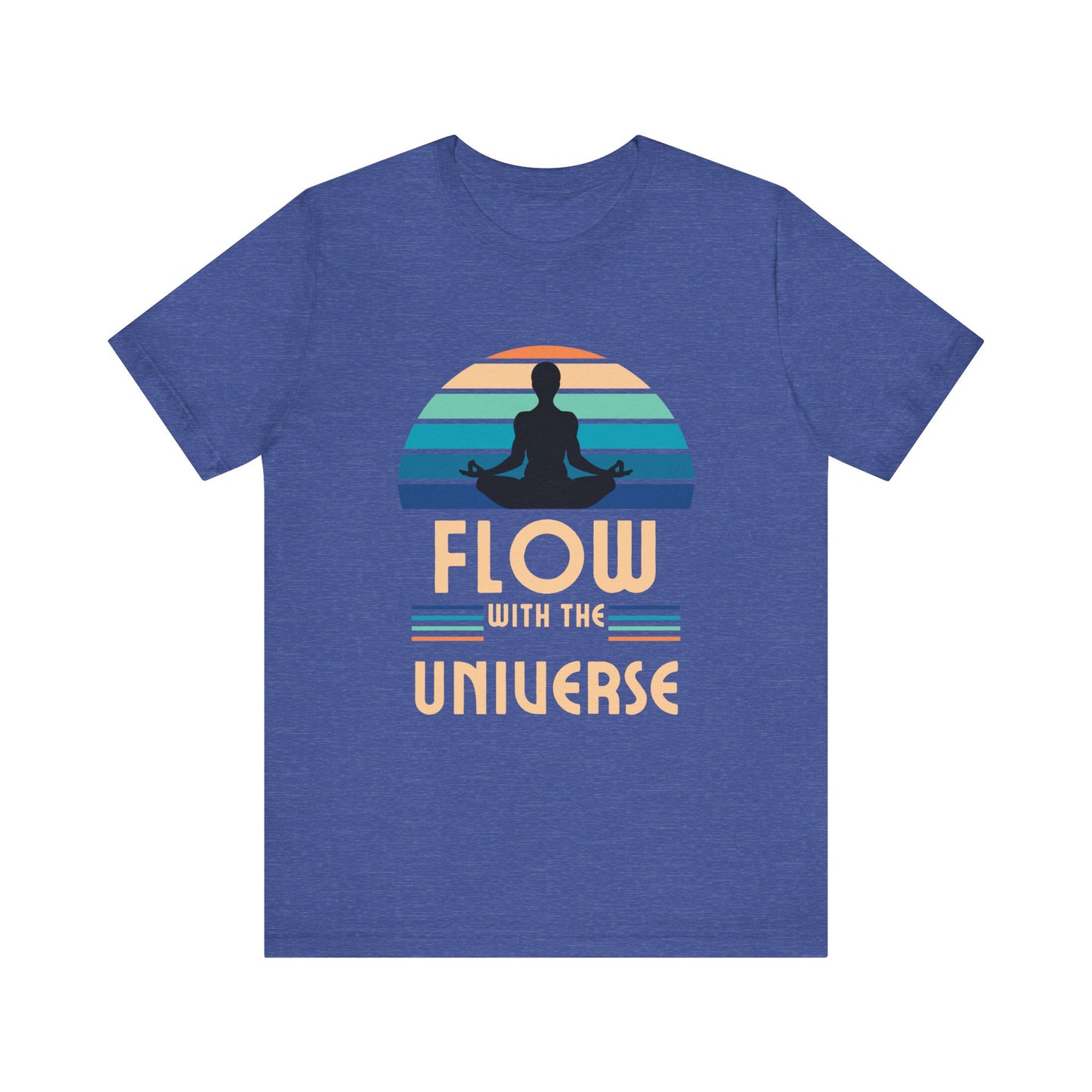 Flow with the Universe Unisex Jersey Short Sleeve Yoga Tee