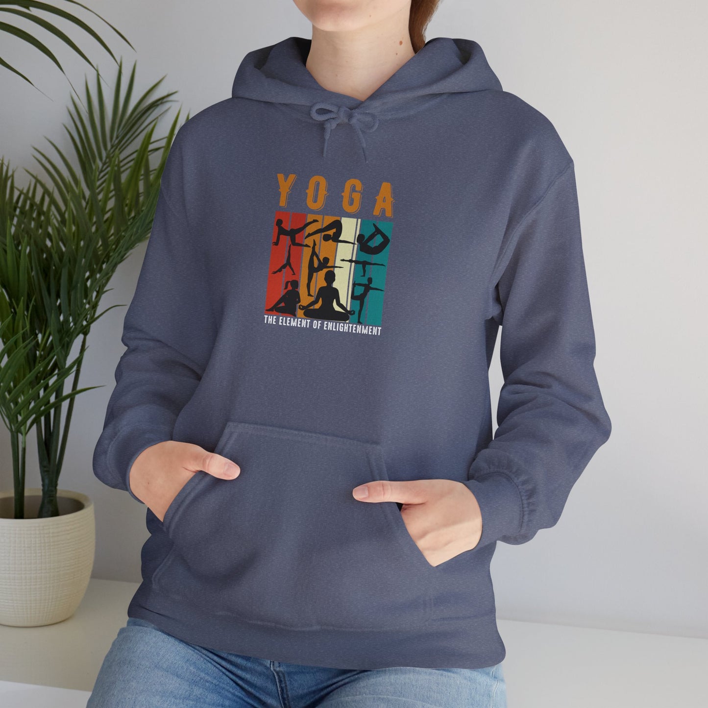 Yoga Vintage Sunset Hoodie — The Element of Enlightenment