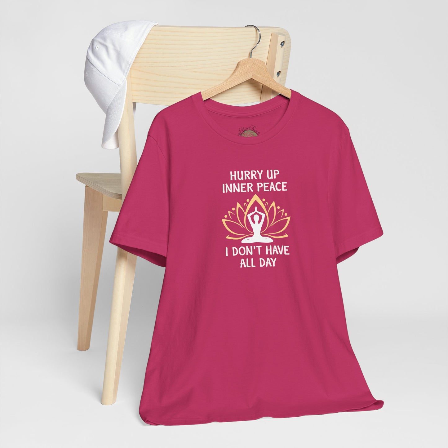 Hurry Up Inner Peace T-Shirt, Calm Humor Graphic Tee