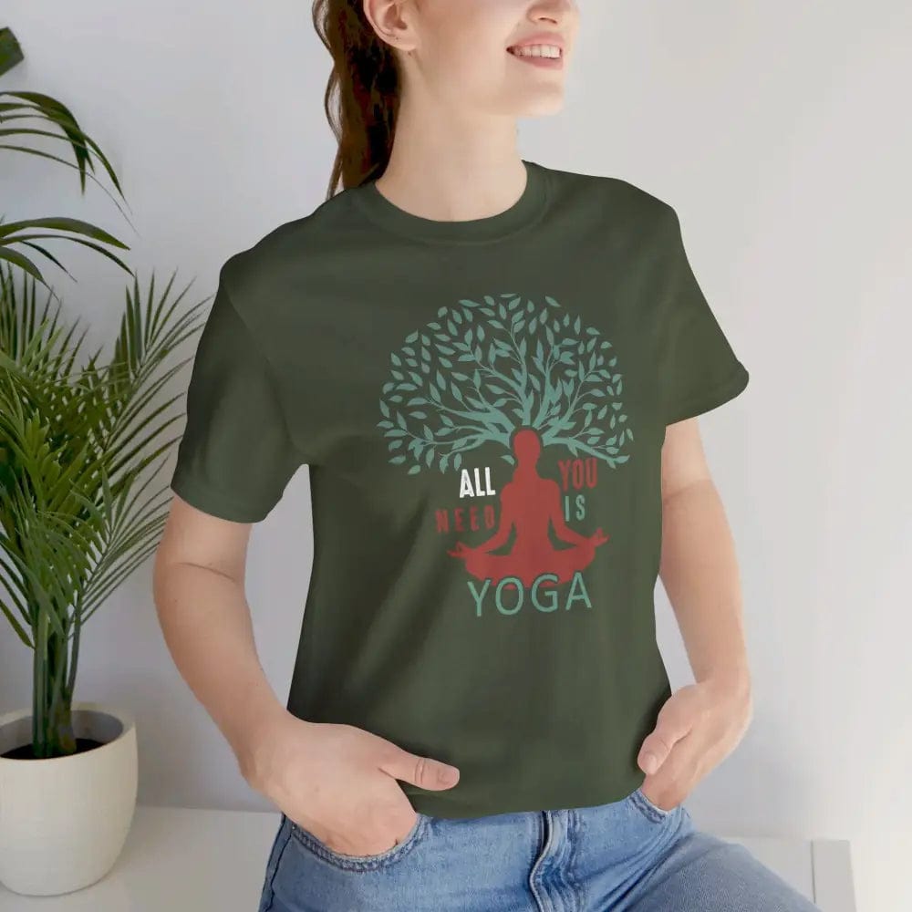 All You Need is Yoga Unisex Jersey Short Sleeve Yoga Tee - T-Shirt