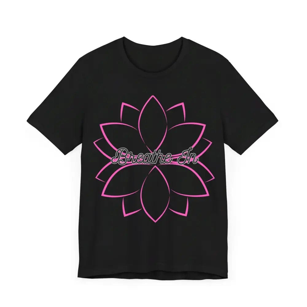 Breathe In Unisex Jersey Short Sleeve Yoga Tee - T-Shirt