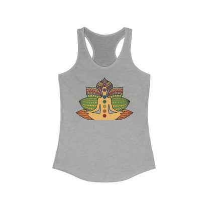 Chakra Women’s Ideal Racerback Tank - Heather Grey / XS - Tank Top