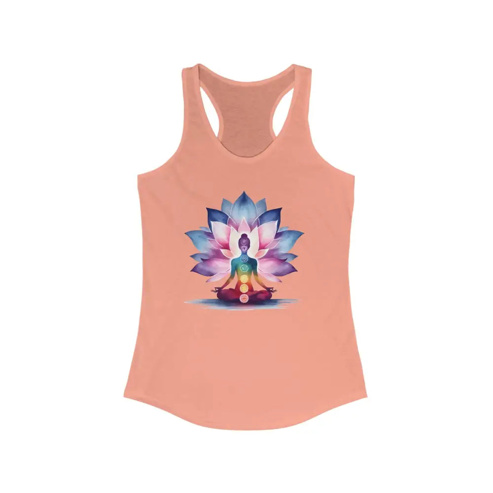 Chakra Women’s Ideal Racerback Tank - S / Solid Light Orange - Tank Top