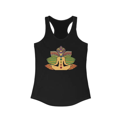 Chakra Women’s Ideal Racerback Tank - Solid Black / XS - Tank Top