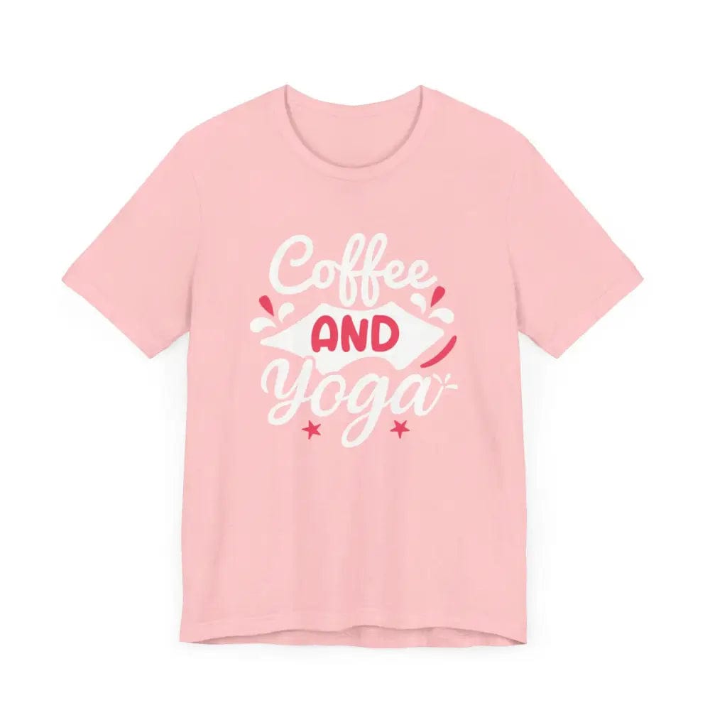 Coffee and Yoga Unisex Jersey Short Sleeve Tee - T-Shirt