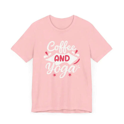 Coffee and Yoga Unisex Jersey Short Sleeve Tee - T-Shirt