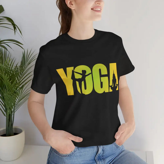 🪷Comfortable Yoga T-Shirt for Practice & Everyday Wear - Black Heather / S - T-Shirt