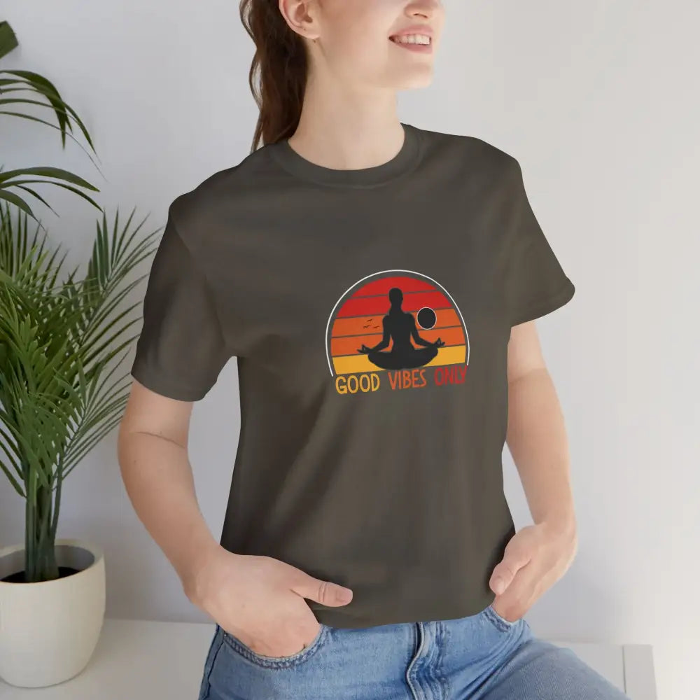 Copy of Retro Yoga Tee, Retro Yoga Graphic T-Shirt - T-Shirt