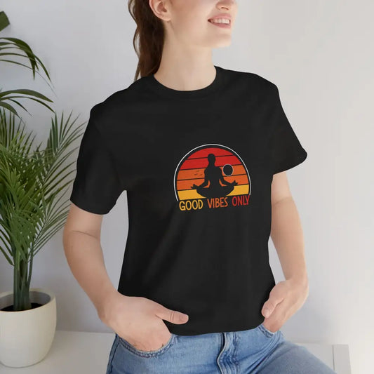 Copy of Retro Yoga Tee, Retro Yoga Graphic T-Shirt - Black Heather / S - T-Shirt
