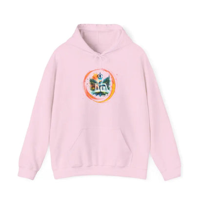 Copy of Zen Meditation in the Forest Hoodie Sweatshirt - Light Pink / S - Hoodie