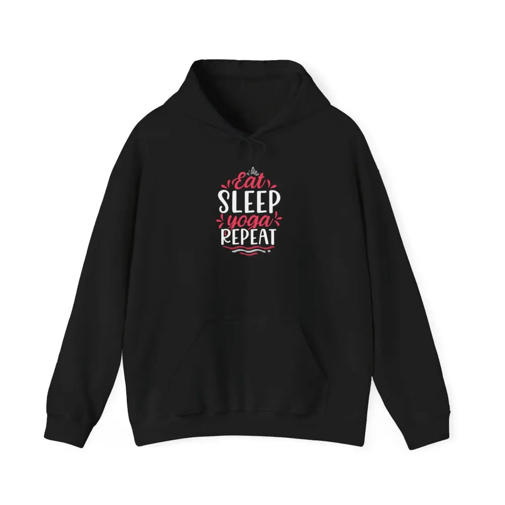 Eat Sleep Yoga Repeat Unisex Heavy Blend™ Hooded Sweatshirt - Hoodie