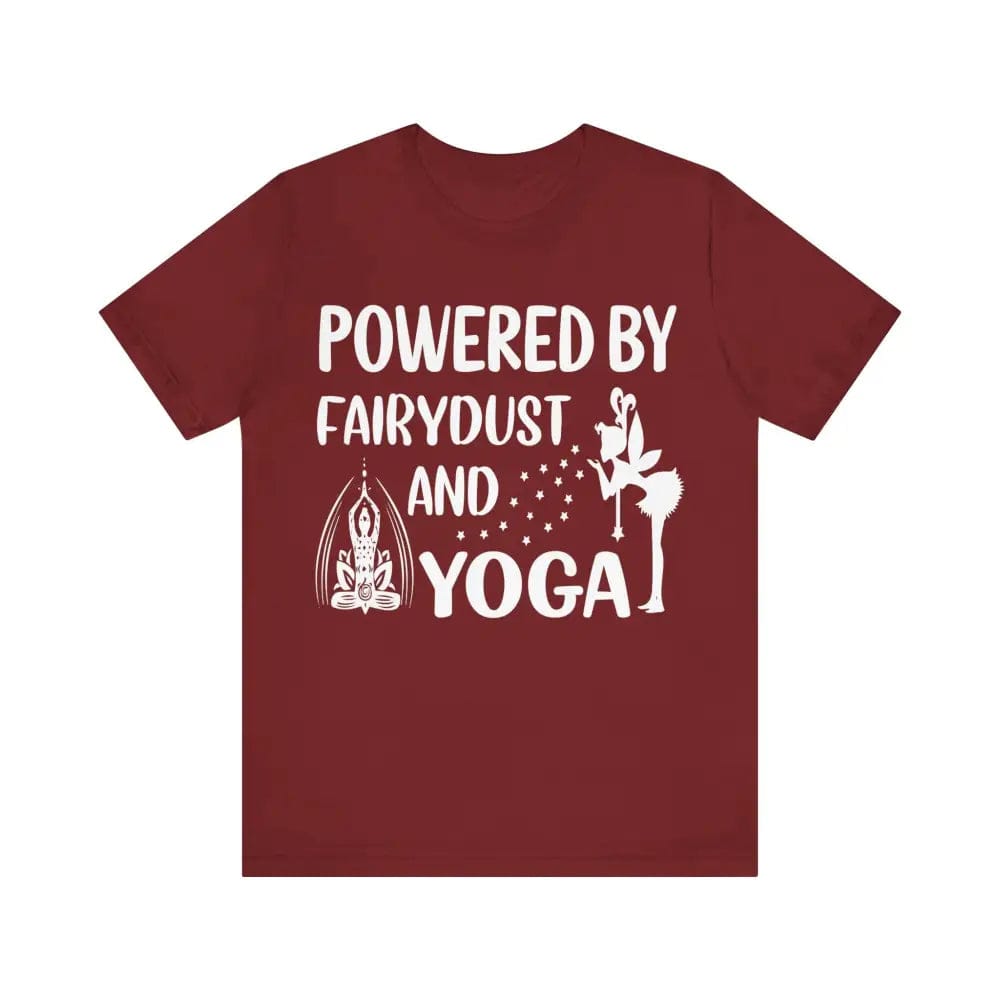 Fairydust and Yoga Unisex Jersey Short Sleeve Yoga Tee - Cardinal / S - T-Shirt