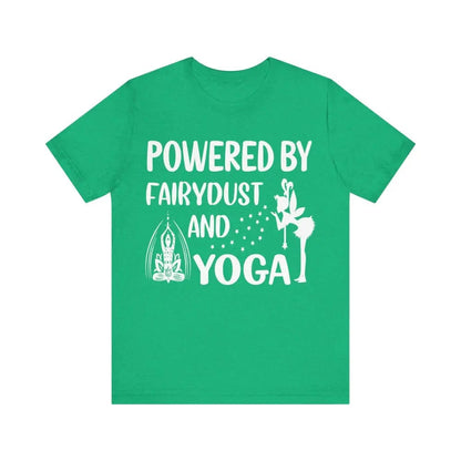 Fairydust and Yoga Unisex Jersey Short Sleeve Yoga Tee - Heather Kelly / S - T-Shirt