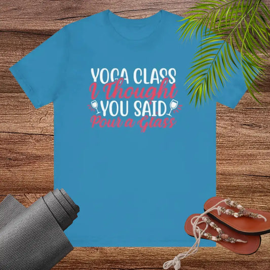 Funny Yoga Class Unisex Jersey Short Sleeve Tee - T-Shirt