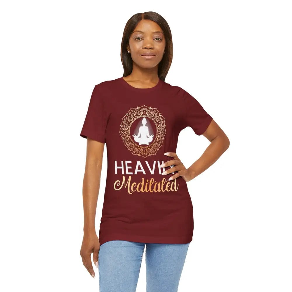 Heavily Meditated Unisex Jersey Short Sleeve Tee - T-Shirt