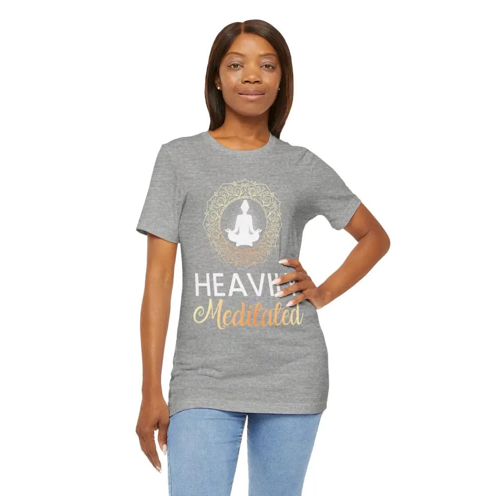 Heavily Meditated Unisex Jersey Short Sleeve Tee - T-Shirt