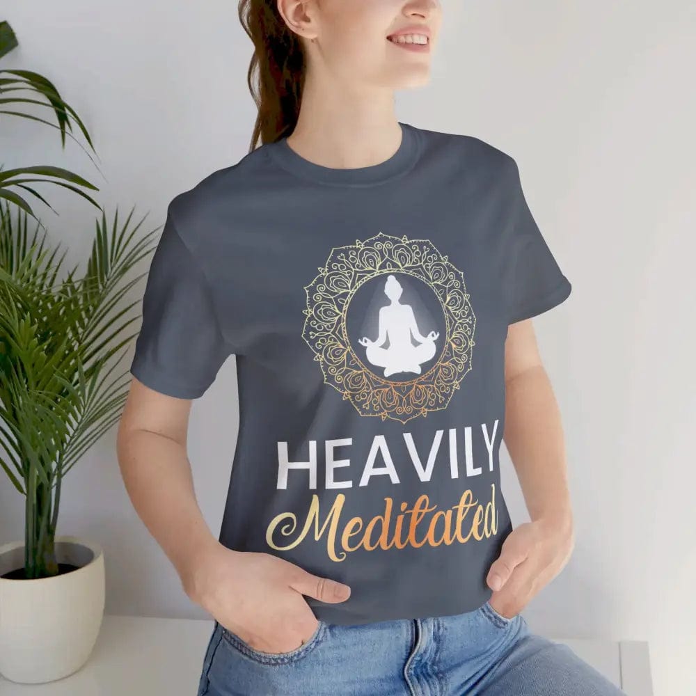 Heavily Meditated Unisex Jersey Short Sleeve Tee - T-Shirt