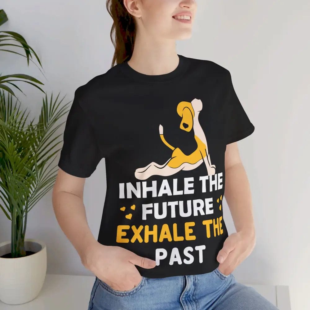 Inhale Exhale unisex jersey short sleeve tee - T-Shirt