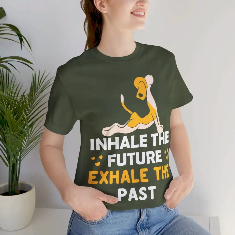 Inhale Exhale unisex jersey short sleeve tee - T-Shirt