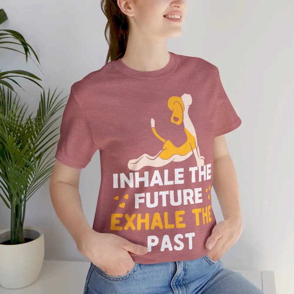 Inhale Exhale unisex jersey short sleeve tee - T-Shirt