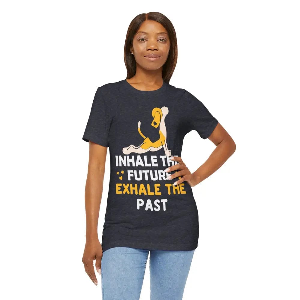 Inhale Exhale unisex jersey short sleeve tee - T-Shirt