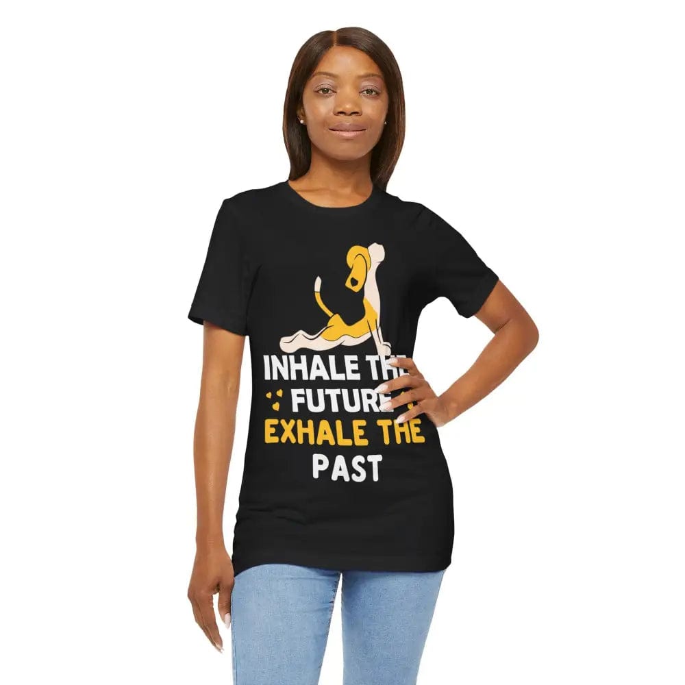 Inhale Exhale unisex jersey short sleeve tee - T-Shirt