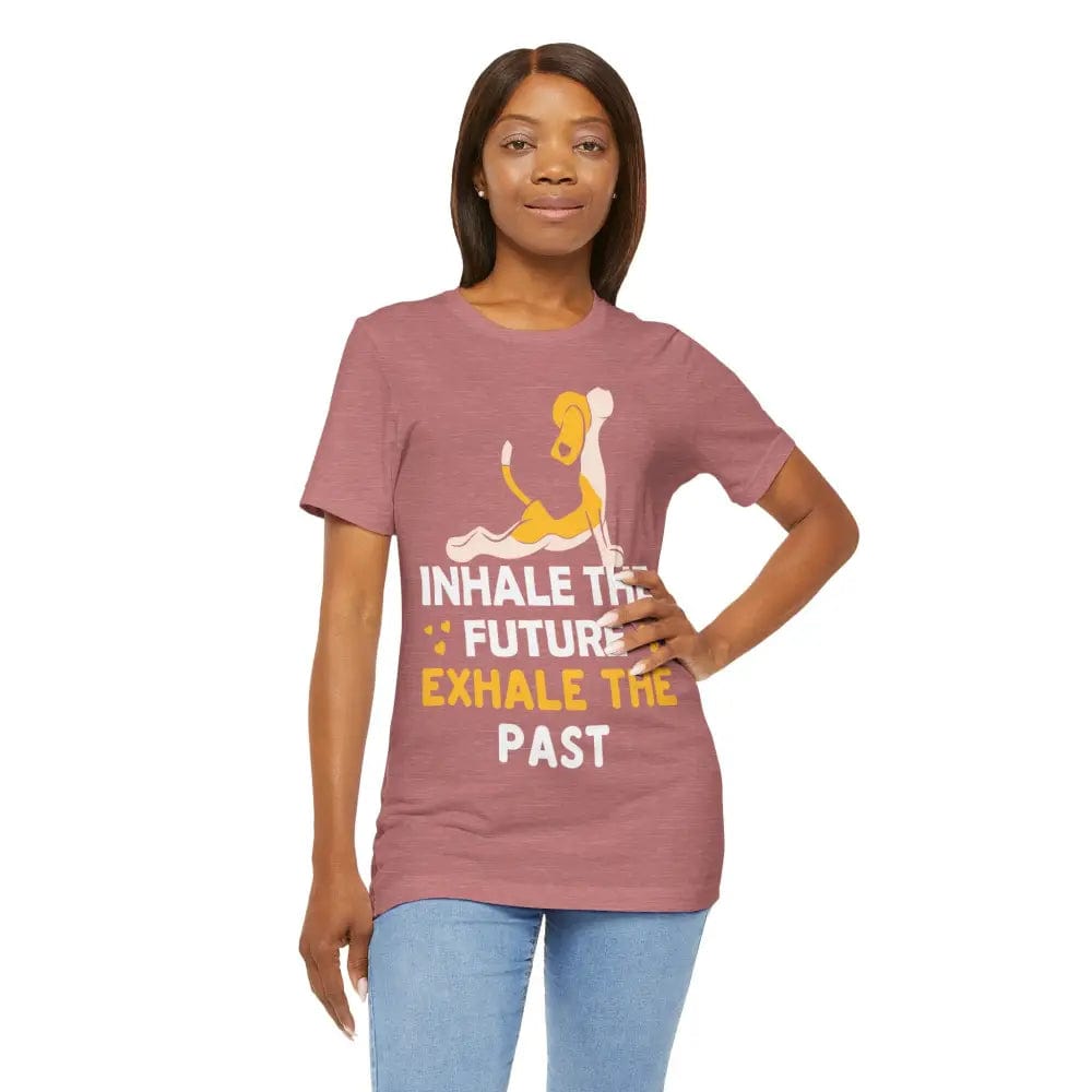 Inhale Exhale unisex jersey short sleeve tee - T-Shirt