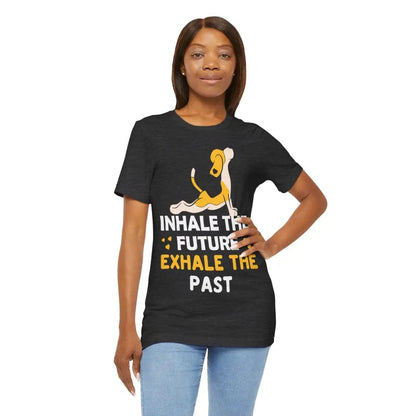 Inhale Exhale unisex jersey short sleeve tee - T-Shirt