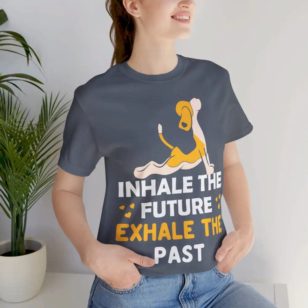 Inhale Exhale unisex jersey short sleeve tee - T-Shirt