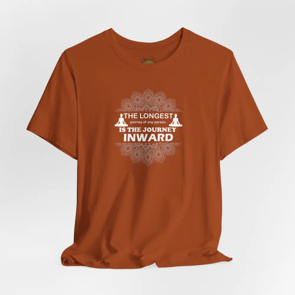 Journey Inward T-Shirt, Mindfulness Meditation Tee - T-Shirt