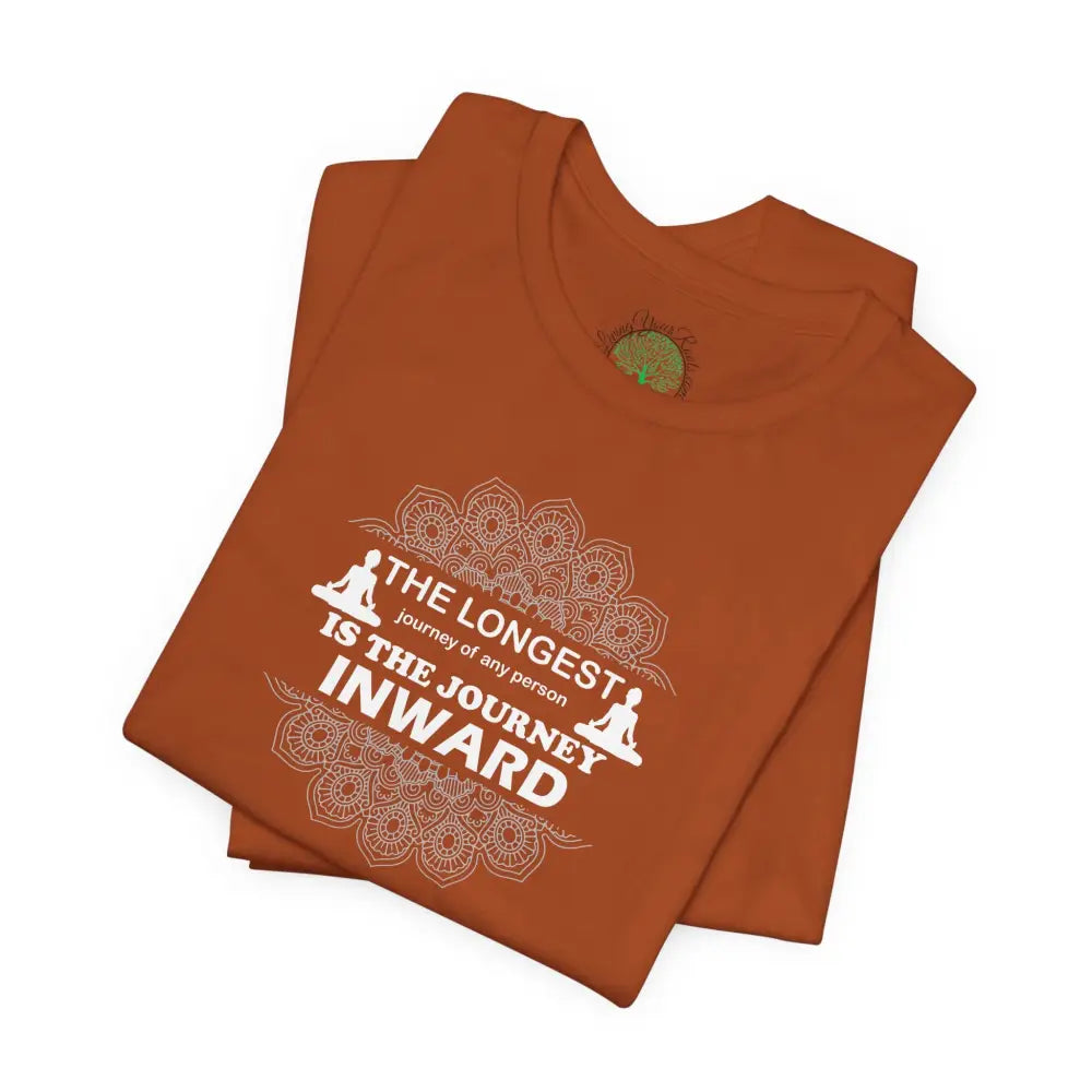 Journey Inward T-Shirt, Mindfulness Meditation Tee - T-Shirt